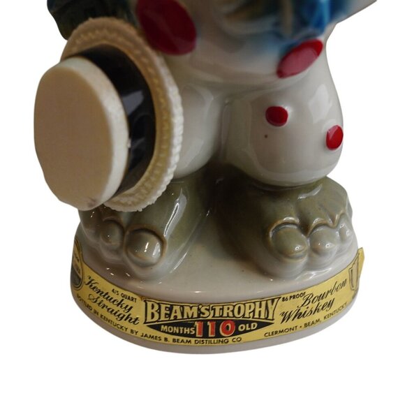 Vintage‎ Jim Beam 1968 Whiskey Decanter Democratic Donkey Clown Empty political - Picture 4 of 14